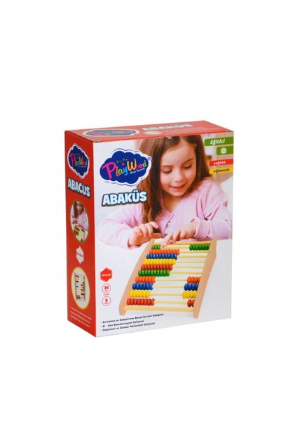 Playwood Eğitici Ahşap Abaküs