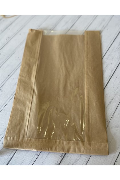 Paper Bag with Window 25x40x6