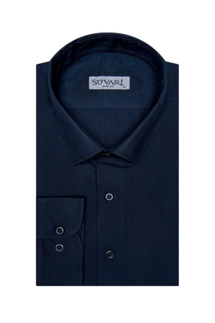 Classics Slim Fit Dar Kalıp Cepsiz Gömlek