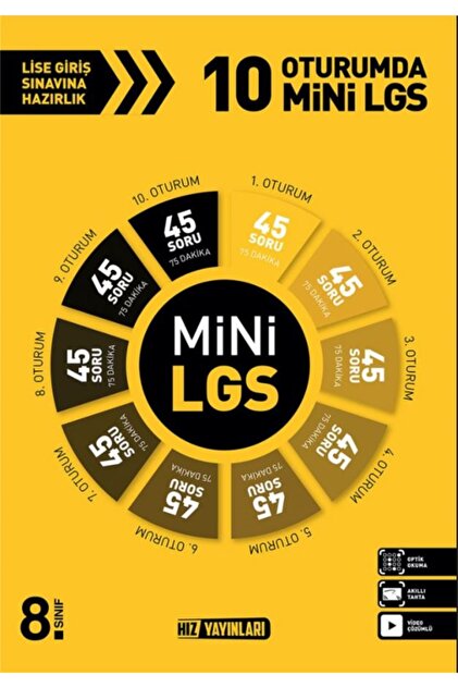 Hız Yayınları 8.sınıf 10 Oturumda Mini Lgs - Fiyatı, Yorumları