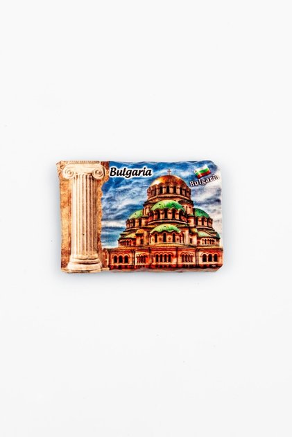 Bulgaristan Sofya Kilise Sütun Magnet