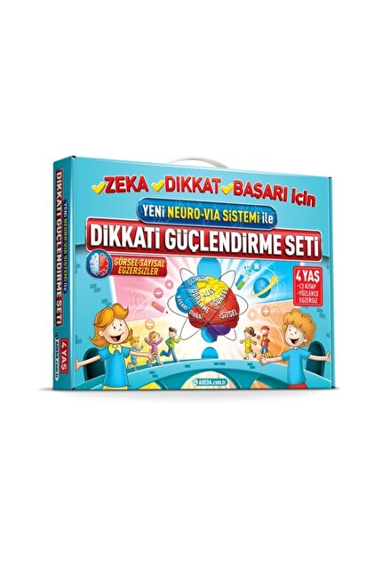 Dikkat Güçlendirme Seti 4 Yaş Adeda Yeni Neuro Via Sistemi İle