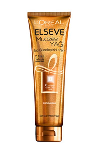 ELSEVE MUCİZEVİ YAĞ SAÇ GÜZELLEŞTİRİCİ KREM JOJOBA YAĞI KURU VE SERT SAÇLAR İÇİN 150ML