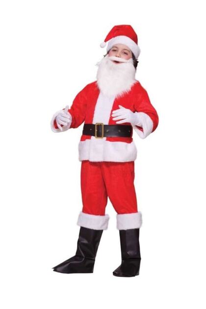 Luxury Fleece Fabric Santa Claus Costume