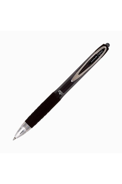 Signo Fine Gel Ink Roller Pen 0.7mm Black Um-100 (Pack of 12)