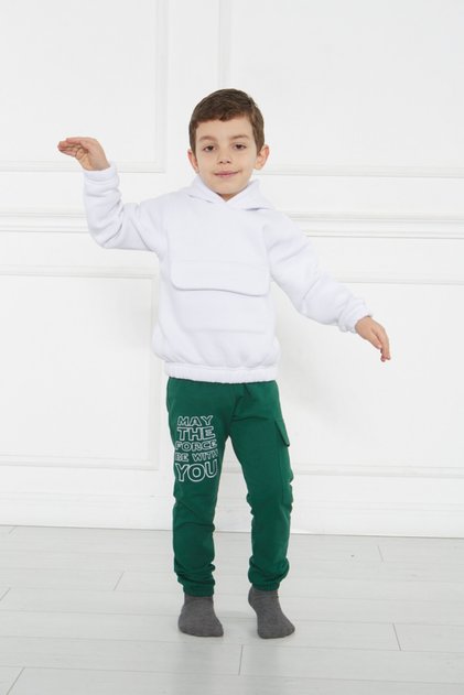 Kidsabu Force Green Children's Trousers