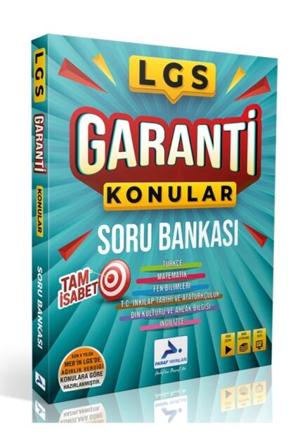 Paraf Yayınları 8.sınıf Lgs Garanti Konular Soru Bankası - Fiyatı