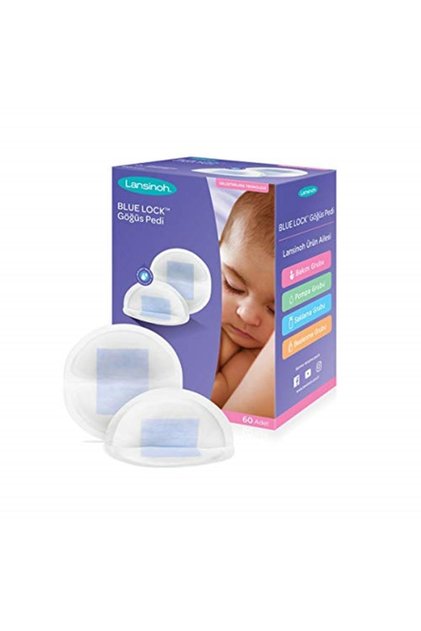Brand: Lansinoh Blue Lock Breast Pad 60 Pieces Category: Breast Pad and Protector