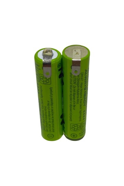 2.4 V Tıraş Makinesi Pili (bataryası) 800 Mah Aaa Ince Pilden, Puntalı