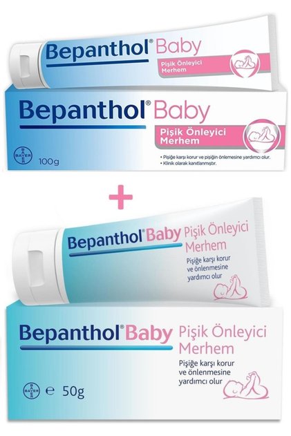 Baby Pişik Önleyici Merhem 100 gr+ Baby Pişik Önleyici Merhem 50 gr