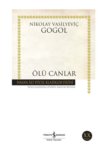Türkiye İş Bankası Kültür Yayınları Ölü Canlar - Gogol - Fiyatı