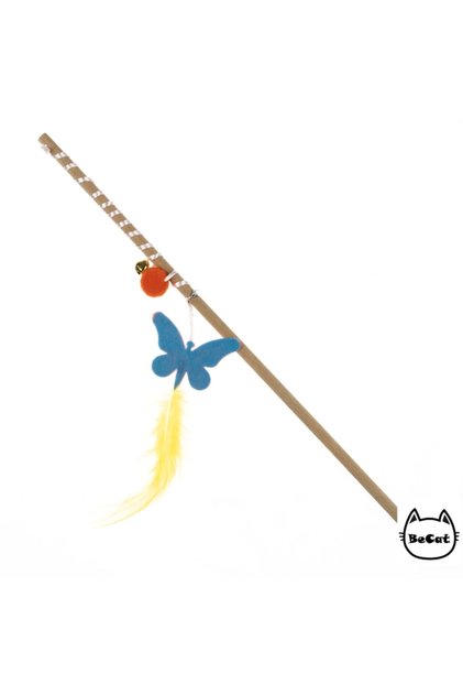 Felt Butterfly Figured Bell Cat Fishing Rod