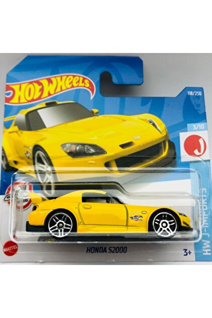 HOT WHEELS Honda S2000 Sarı 1:64 Ölçek Hotwheels Marka - Fiyatı