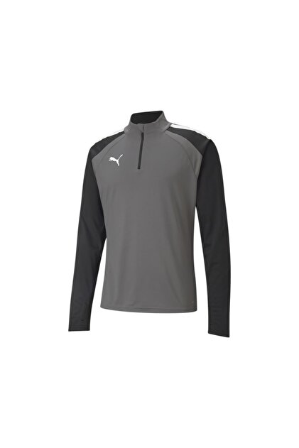 FOMARE crewand 10周年 ロンT XL Puma Teamliga 1 4 Zip Top Erkek Futbol Antrenman Uzun Kollu Tişört