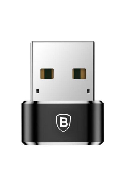 Erkek Usb - Dişi Type-c Çevirici Dönüştürücü Adaptör Siyah