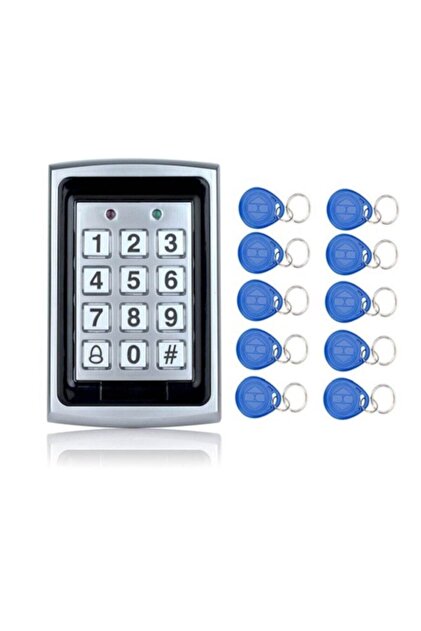 zkteco Bimerk Metal Kapı Kart Okuyucu Geçiş Rfid Şifreli Kartlı