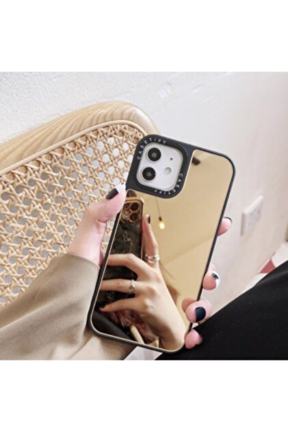 Casetify Iphone 12 Uyumlu Gold Aynalı Kılıf Mchzr - Fiyatı, Yorumları