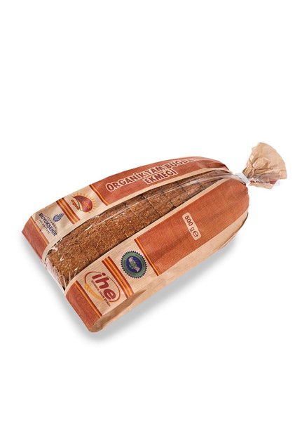 Organik Tam Buğday Ekmeği 500 G (2 Adet)