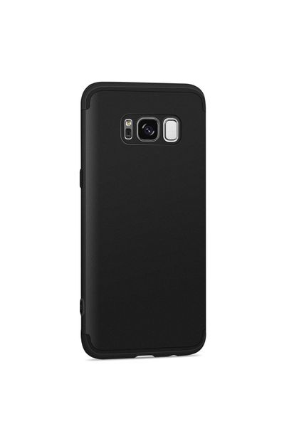 Microsonic Galaxy S8 Plus Kılıf, Caseup Triple Deluxe Shield Siyah - 1
