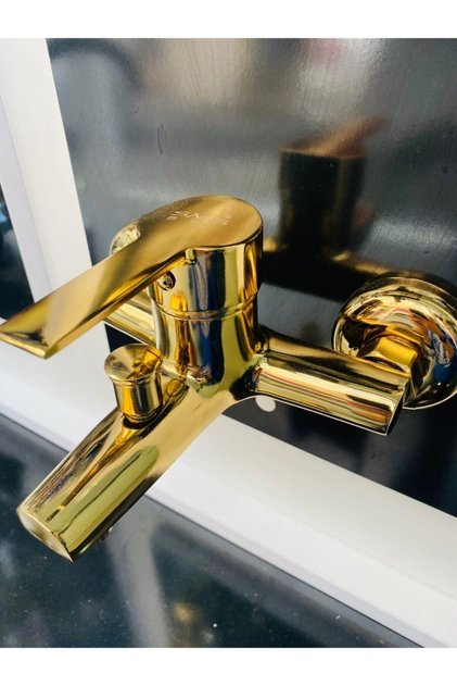 Viosa Su Armatürleri Gold Banyo Mix Batarya