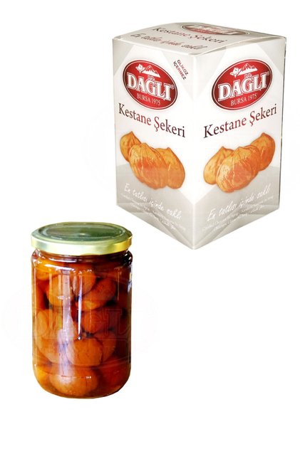 DAĞLI BÜYÜK BOY KAVANOZ KESTANE ŞEKERİ 850 GR