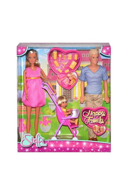 未開封　familiar 3点セット　70cm ピンク Sunman 733200 Steffi Love, Mutlu Aile - Happy Family / +4 Yaş