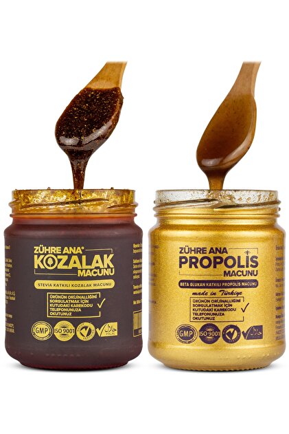 Zühre Ana Propolis Macunu 240 ml + Diyabetik Kozalak Macunu