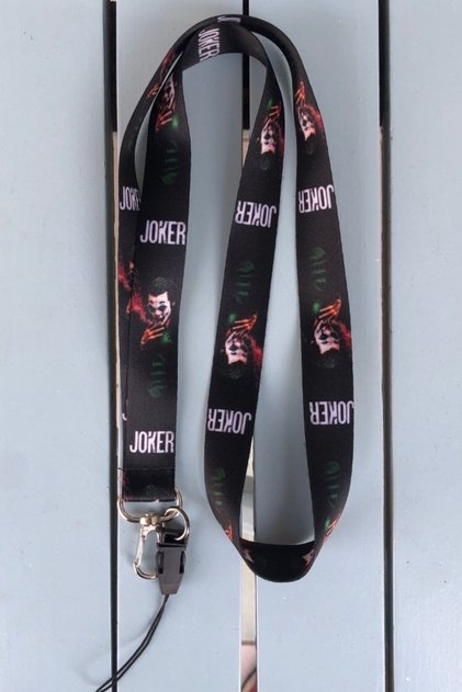 Movie Joker Neck Hanging Card Holder