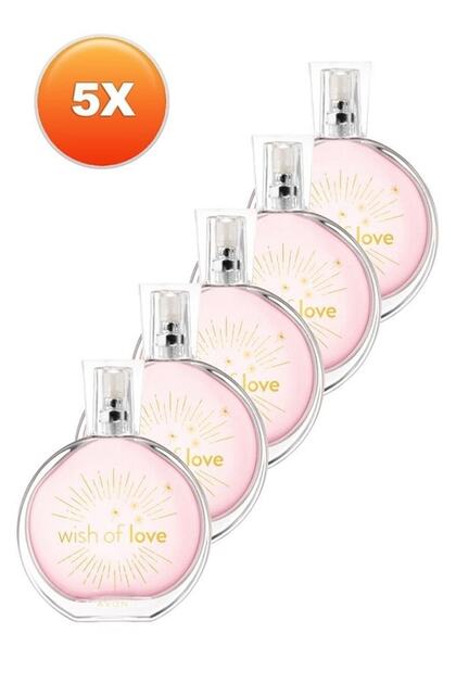 Wish Of Love Kadın Parfüm Edt 50 ml 5'li Set