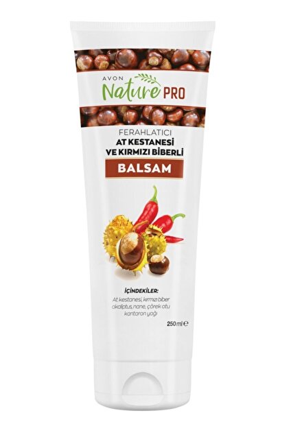 Avon Nature Pro At Kestanesi Ve Kırmızı Biberli Balsam 250 ml