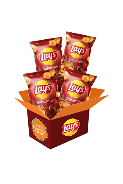 Lay's Paketi(lay's Baharat Parti Boy 150 Gr Patates Cipsi X 4 Paket)