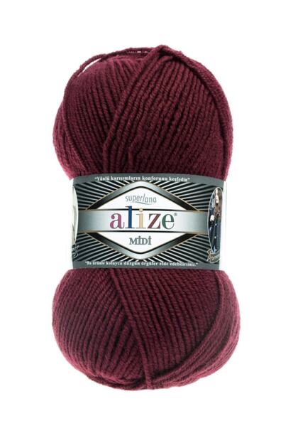 5 Pieces Superlana Midi 390 Cherry Hand Knitted Vest Cardigan Scarf Sweater Thread