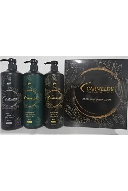 Carmelos Brezillian Keratin + Collagen Bakım 3 Lü Bakım Seti