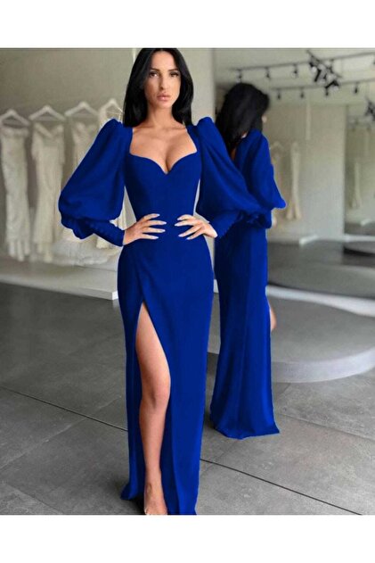 green emerald velvet dress Colors 2968 Prom Dress - Royal main image 1
