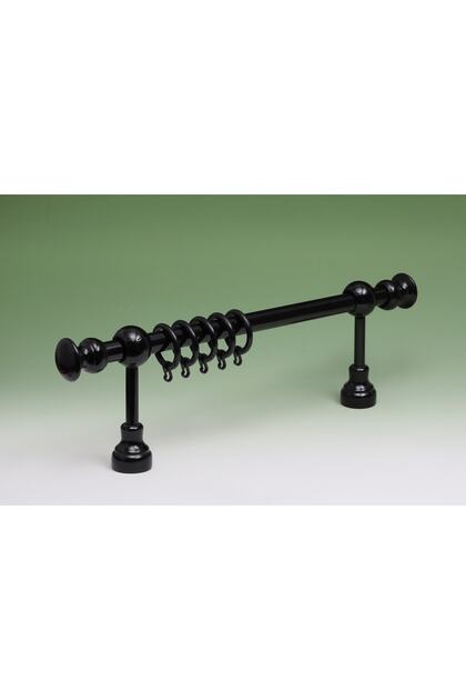 Lüks Ahşap Rustik Siyah 100 Cm