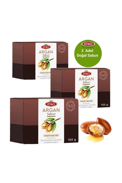Organik Argan Yağli Sabun 100 Gr X 3 Adet