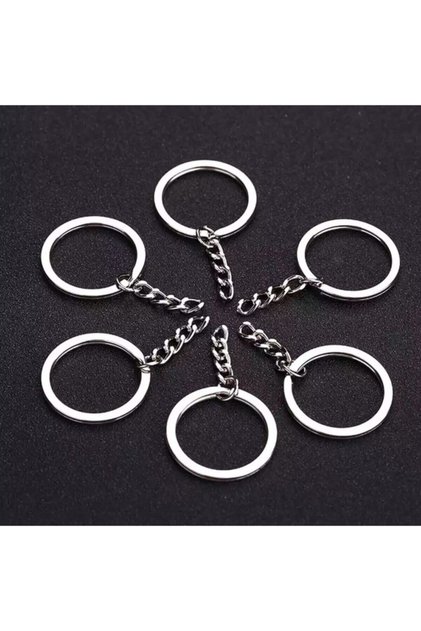 Epoxy Resin Keychain Apparatus, Keychain Chain, Keychain Making Material 20 Pieces