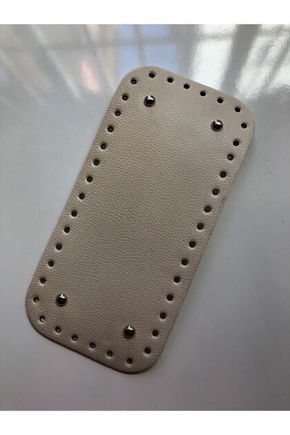 Suni Deri Çanta Tabanı 23x12 (AÇIK VİZON)