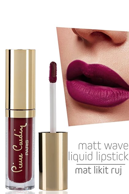 Pierre Cardin Matt Wave Liquid Lipstick Mat Likit Ruj - Cherry P