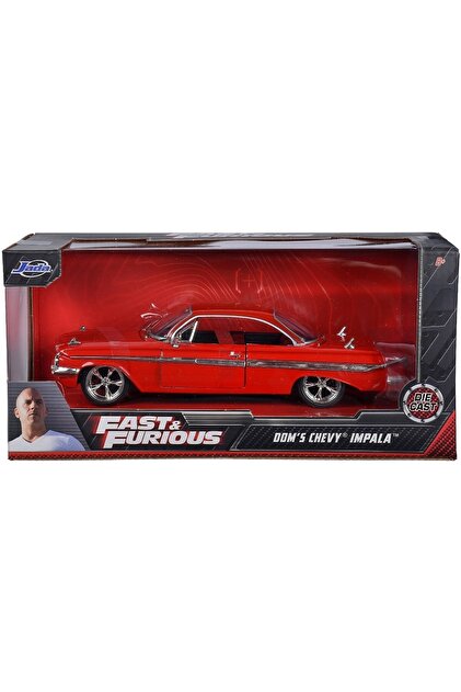 1/24 jada 1963 CHEVY IMPALA 新品 Jada Toys Jada 1 24 Hızlı Ve Öfkeli Arabalar Dom's Chevy Impala