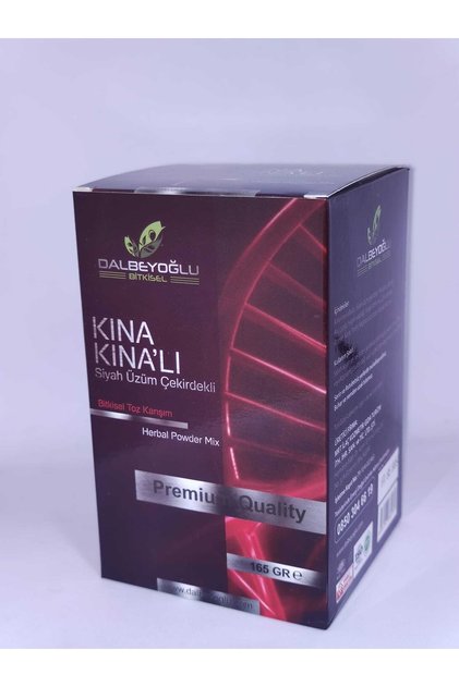 Kına Kınalı Siyah Üzüm Çekirdekli Bitkisel Toz Karışım 165 gr