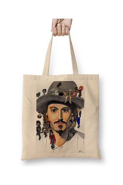 Johnny Depp No Back Cloth Bag Long Handle