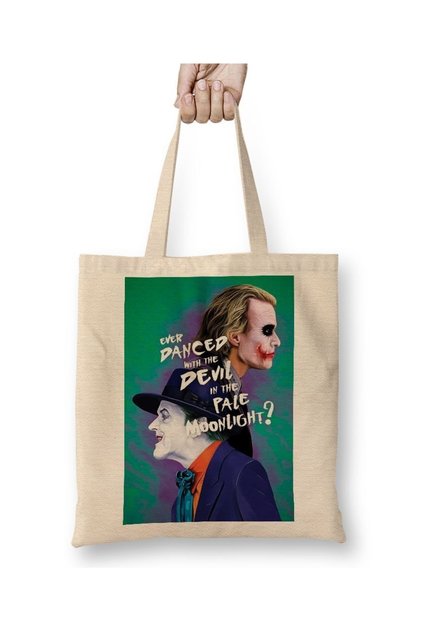 Coringa Joker Tote Bag Long Handle