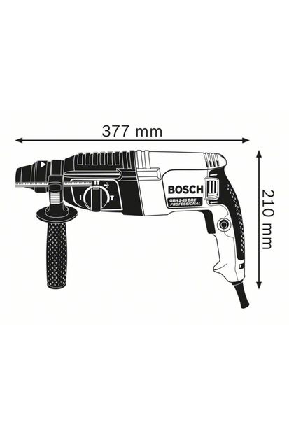 Bosch Gbh 2-26Dre Kırıcı Delici 800W 2,7 Kg 0611253703 - 3