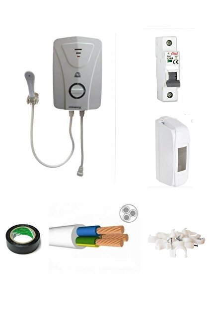 Elektrıklı Şohben 4 Mt Kablolu Tam Takım Set