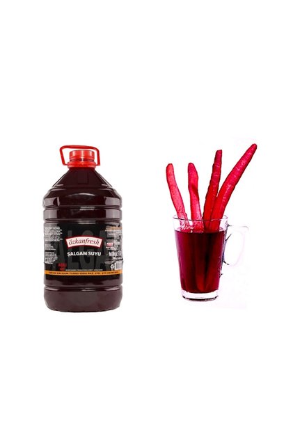 5 Lt Acılı Taneli Şalgam Suyu