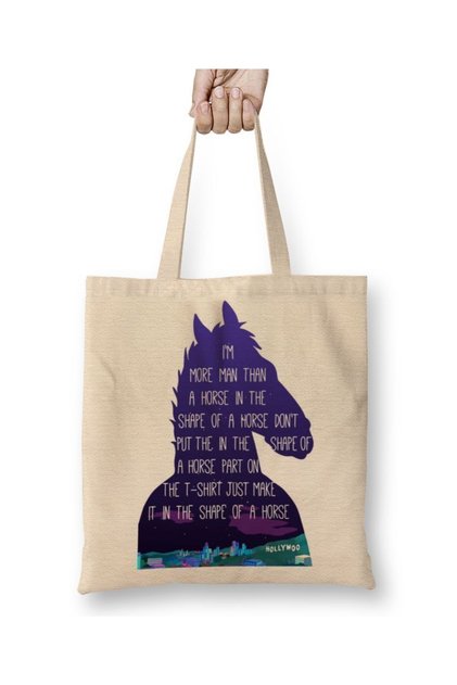 Bojack Horseman 013 Tote Bag Long Handle