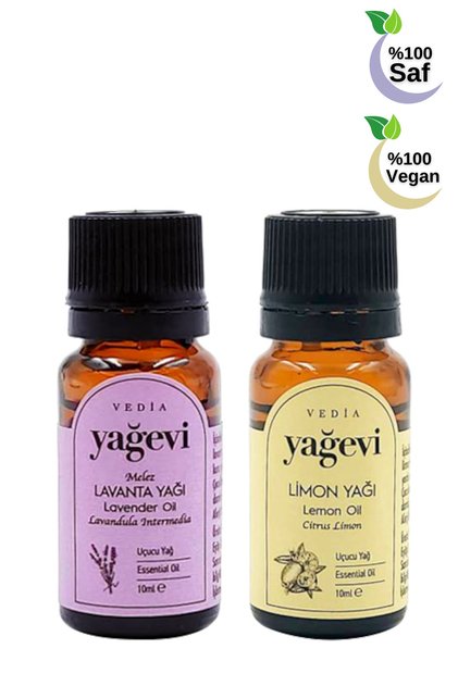 Pure Lavender Hybrid Oil 10ml Lemon Oil 10ml Essential Oil Set (2 pieces)