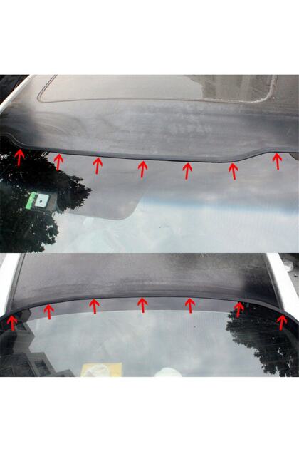 Universal Kenar Fitili, Bantlı Kauçuk Conta, Ön Arka Cam Sunroof Fitili (1 METRE)