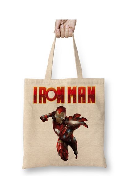 Iron Man Tote Bag Long Handle
